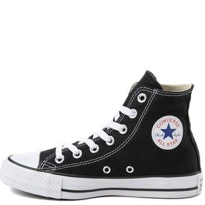 Black high top converse